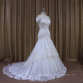 Attractive Style Boat Neckline Wedding Dress